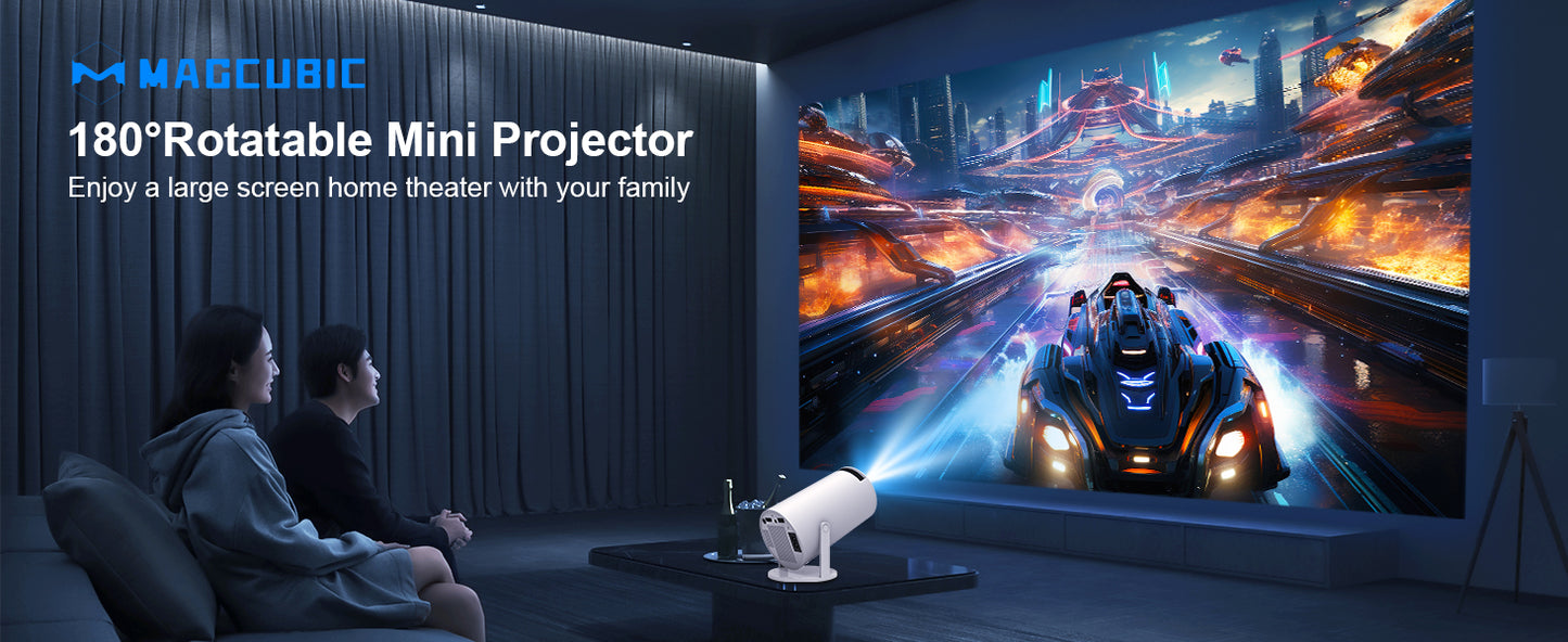 Magcubic Mini Portable Projector - Home Video Projector - SEVENB