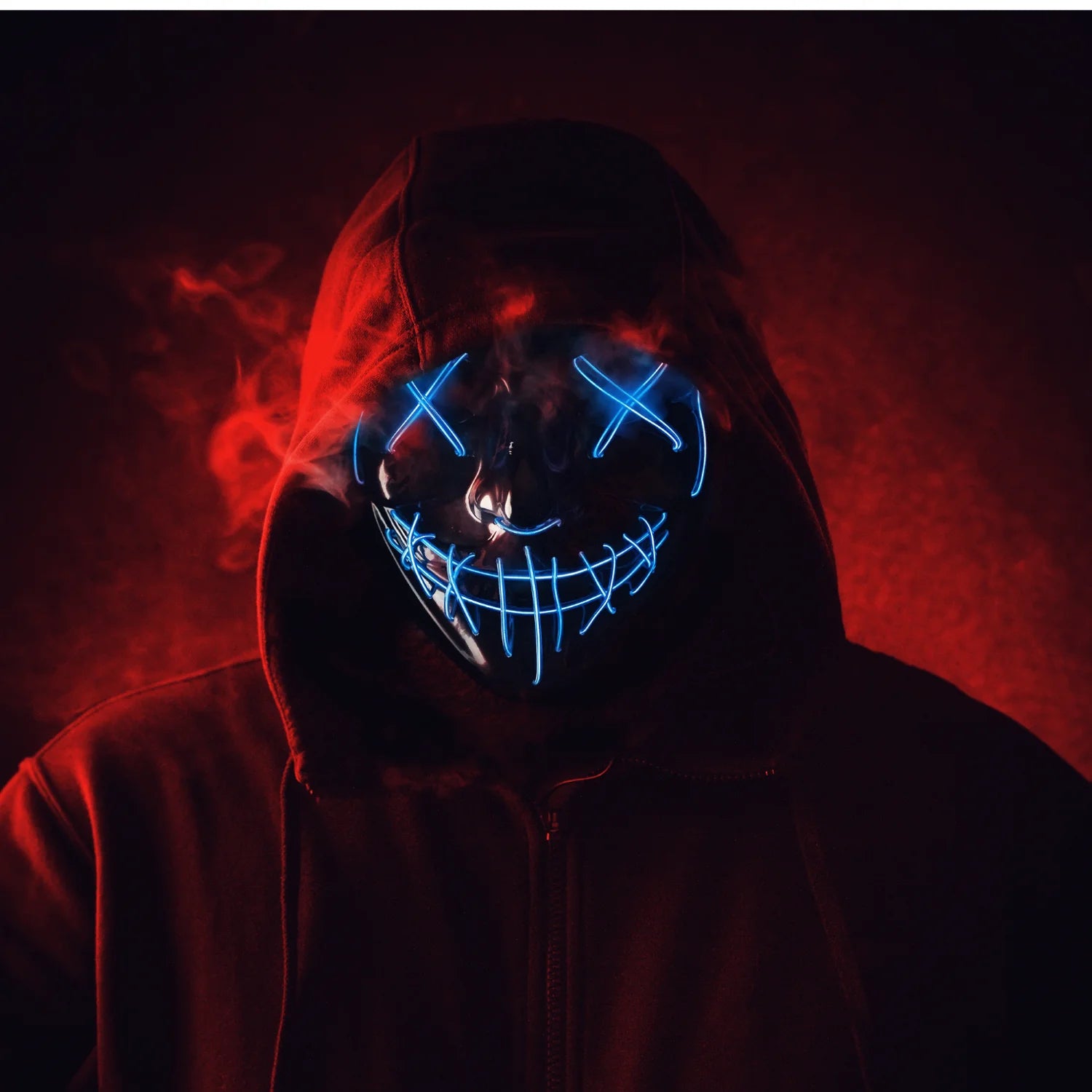 Halloween LED Glow-Up Mask - SEVENB