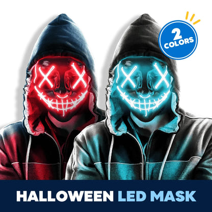Halloween LED Glow-Up Mask - SEVENB