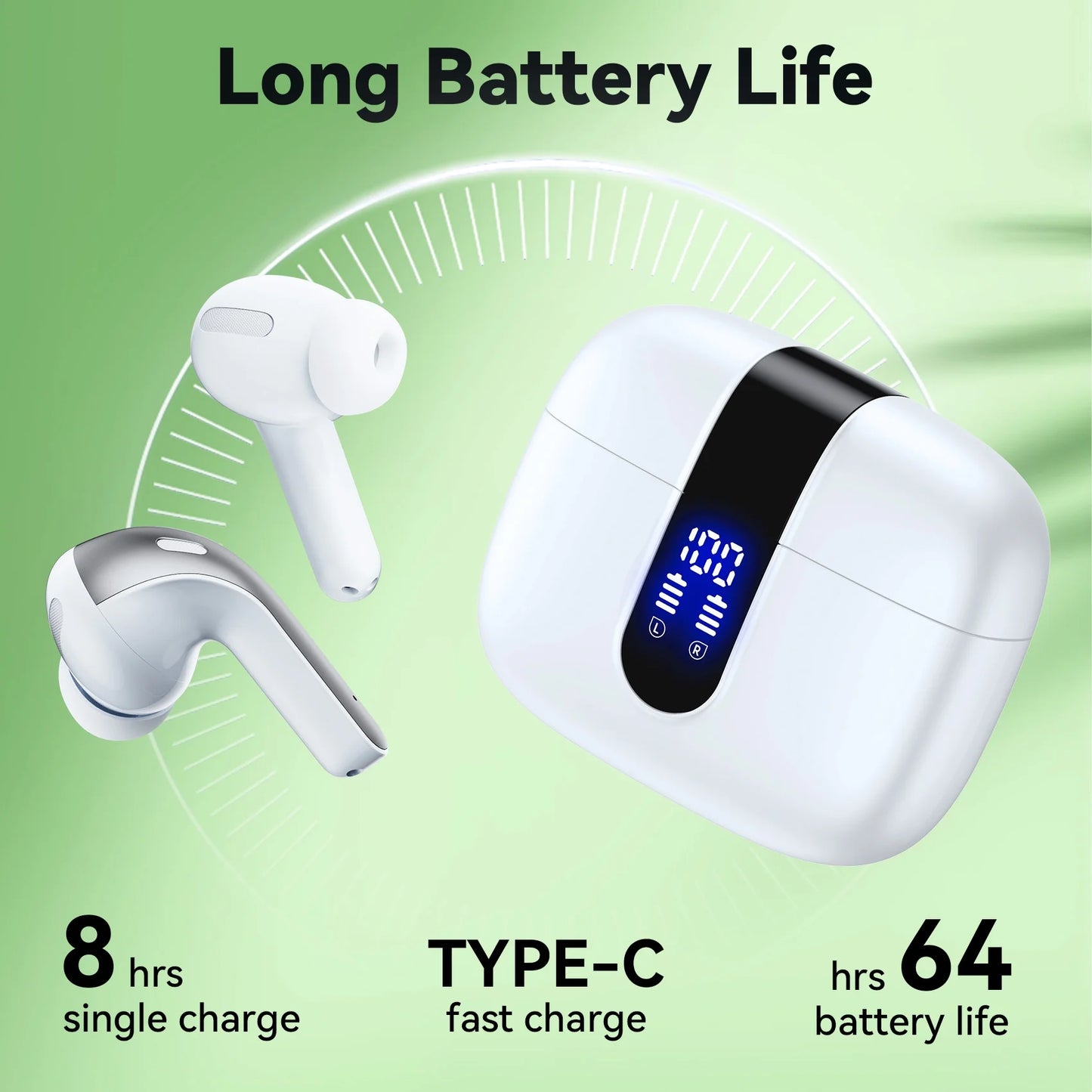VEAT00L Wireless Earbuds - SEVENB