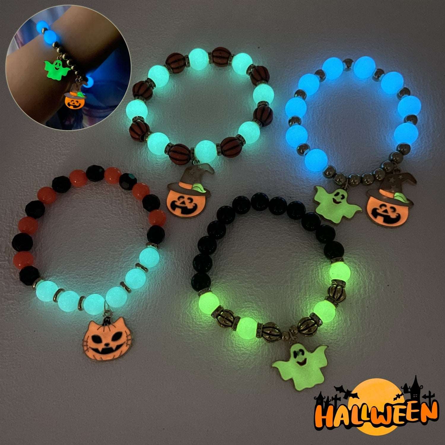 Halloween Vintage Bracelet – Pumpkin