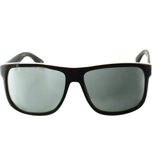 Gucci GG0010S 001 Unisex Rectangle Sunglasses - SEVENB