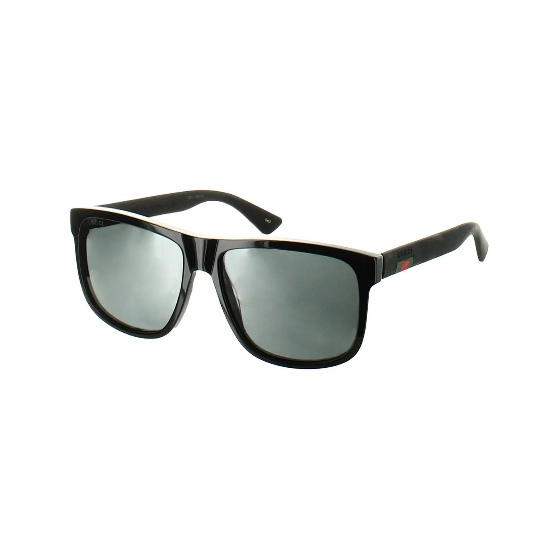 Gucci GG0010S 001 Unisex Rectangle Sunglasses - SEVENB