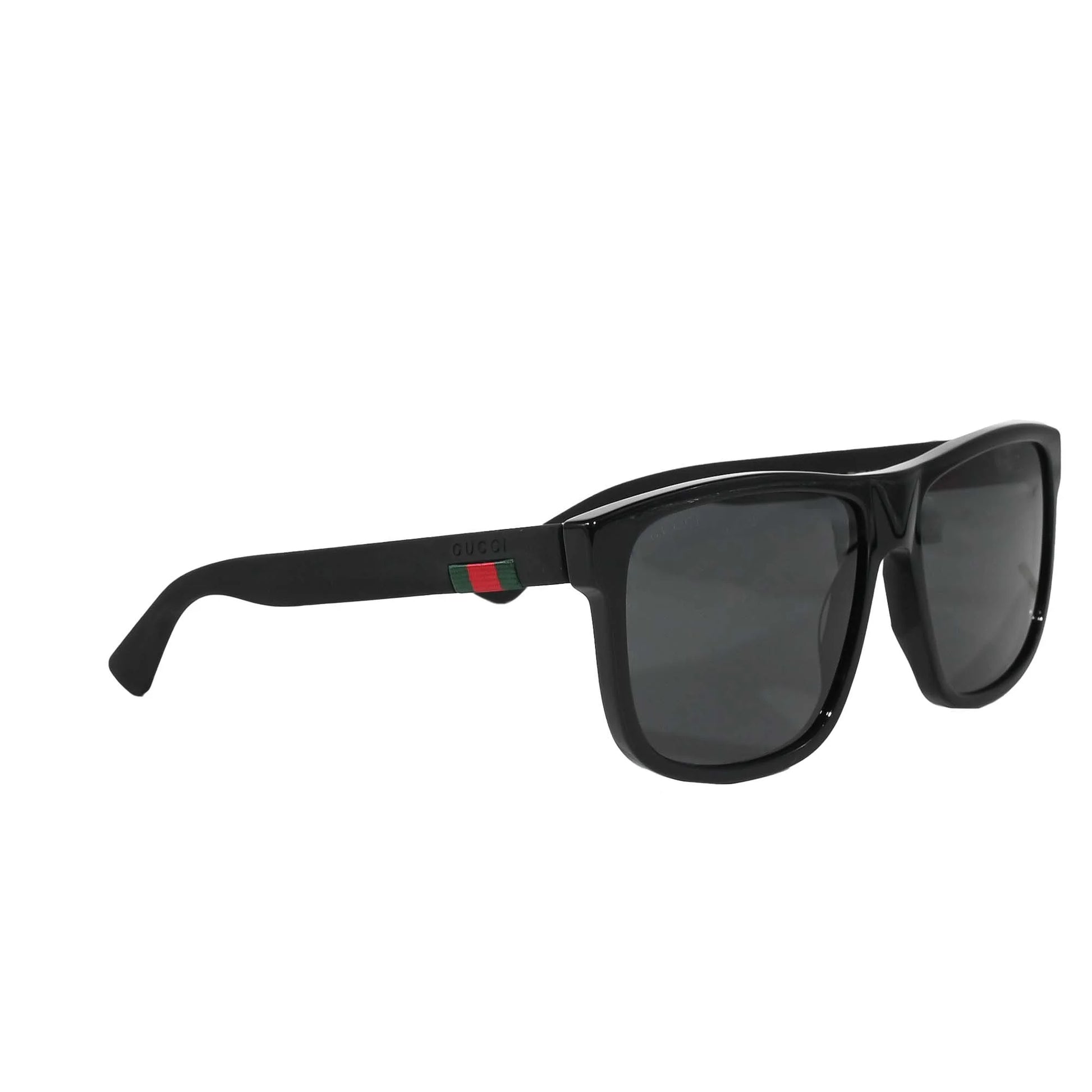 Gucci GG0010S 001 Unisex Rectangle Sunglasses - SEVENB