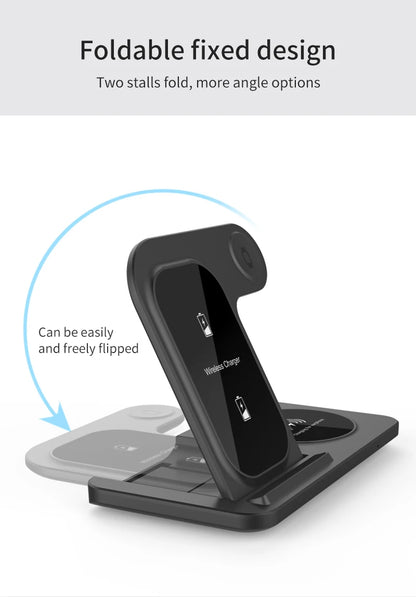VIKEFON 3 in 1 Wireless Fast Charger - SEVENB