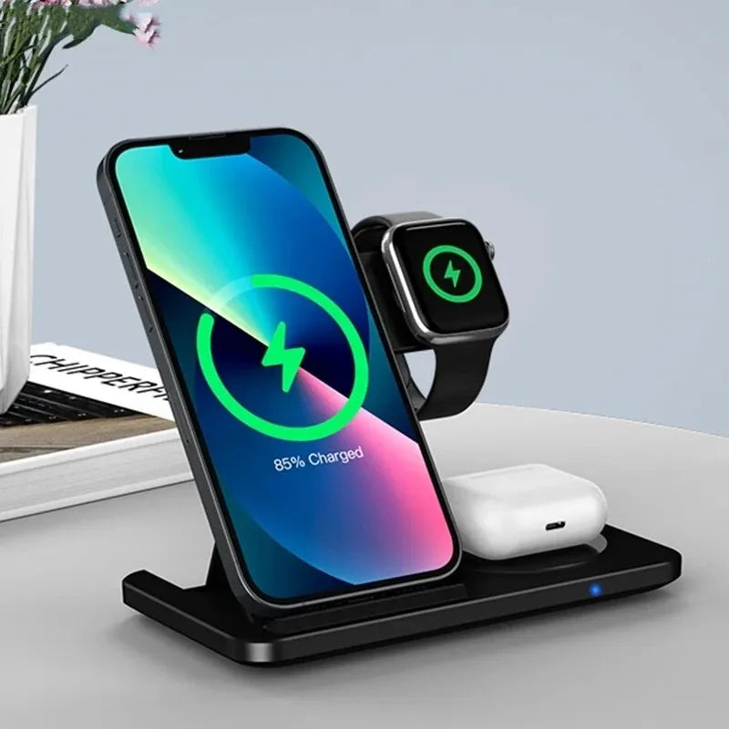 VIKEFON 3 in 1 Wireless Fast Charger - SEVENB