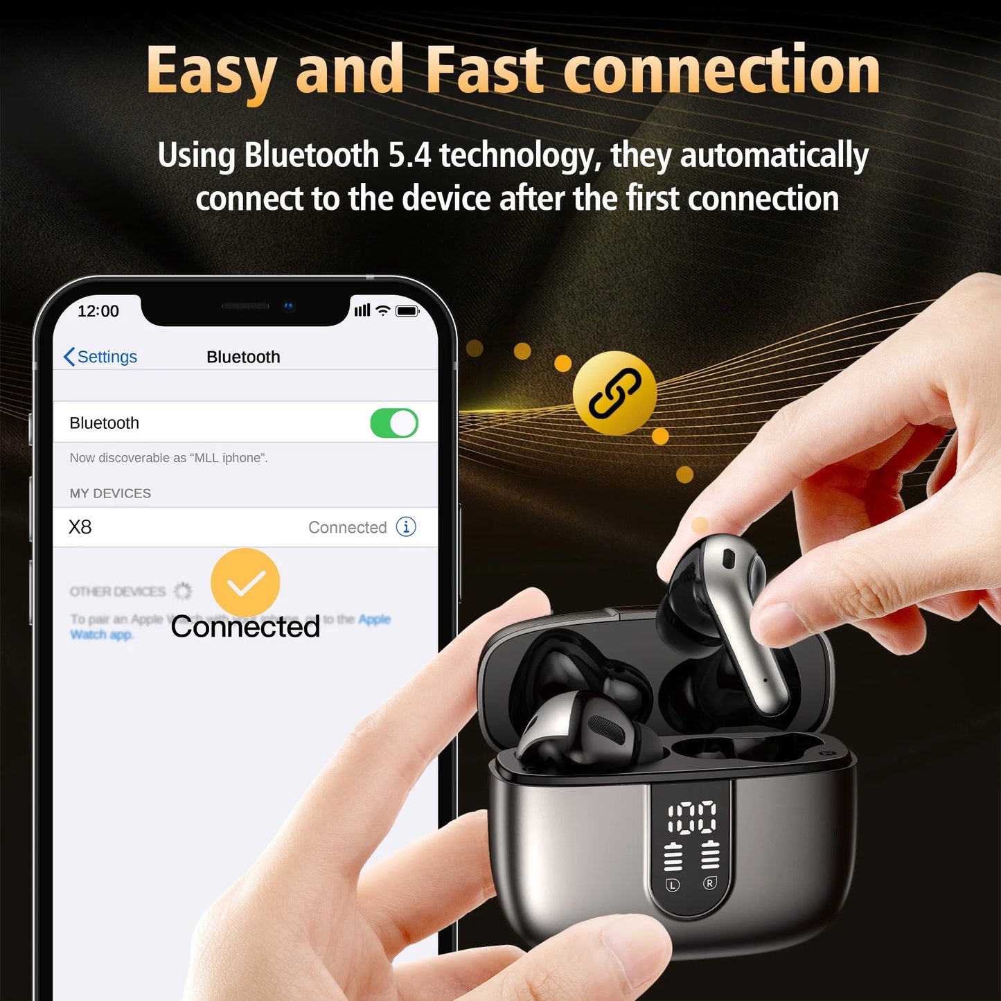 VEAT00L Wireless Earbuds - SEVENB