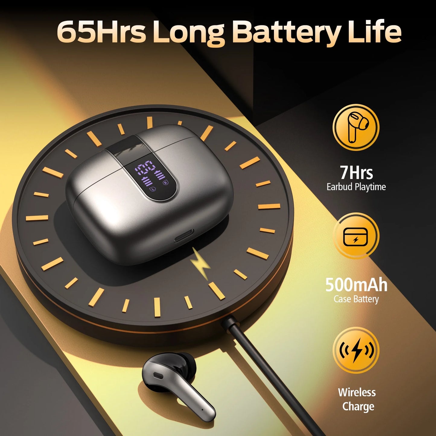 VEAT00L Wireless Earbuds - SEVENB